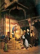 unknow artist Arab or Arabic people and life. Orientalism oil paintings 547 Germany oil painting artist